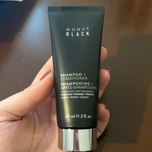 Monat Black Shampoo + Conditioner trial size